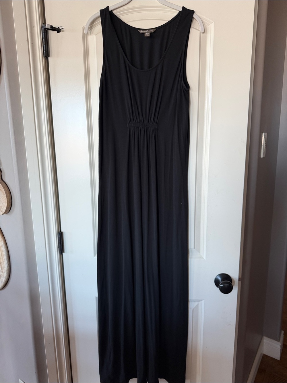 Tommy Bahama Black Sleeveless Maxi Dress